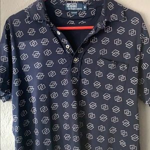 Unique vintage Polo with white pearl buttons